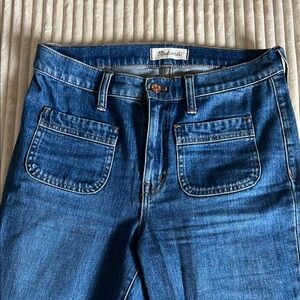 Madewell Cropped Flea Market Flares Size 28